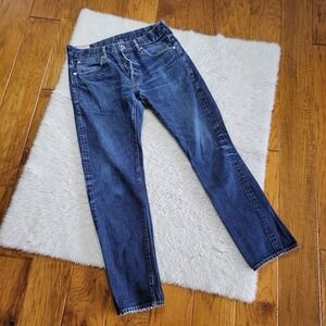 Wallace & Barnes Jeans Japanese Nihon Menpu Selvedge Denim Men's 31x30 Blue